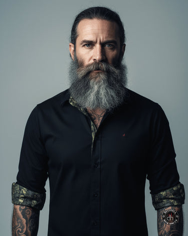 Hemd - Camo Skull