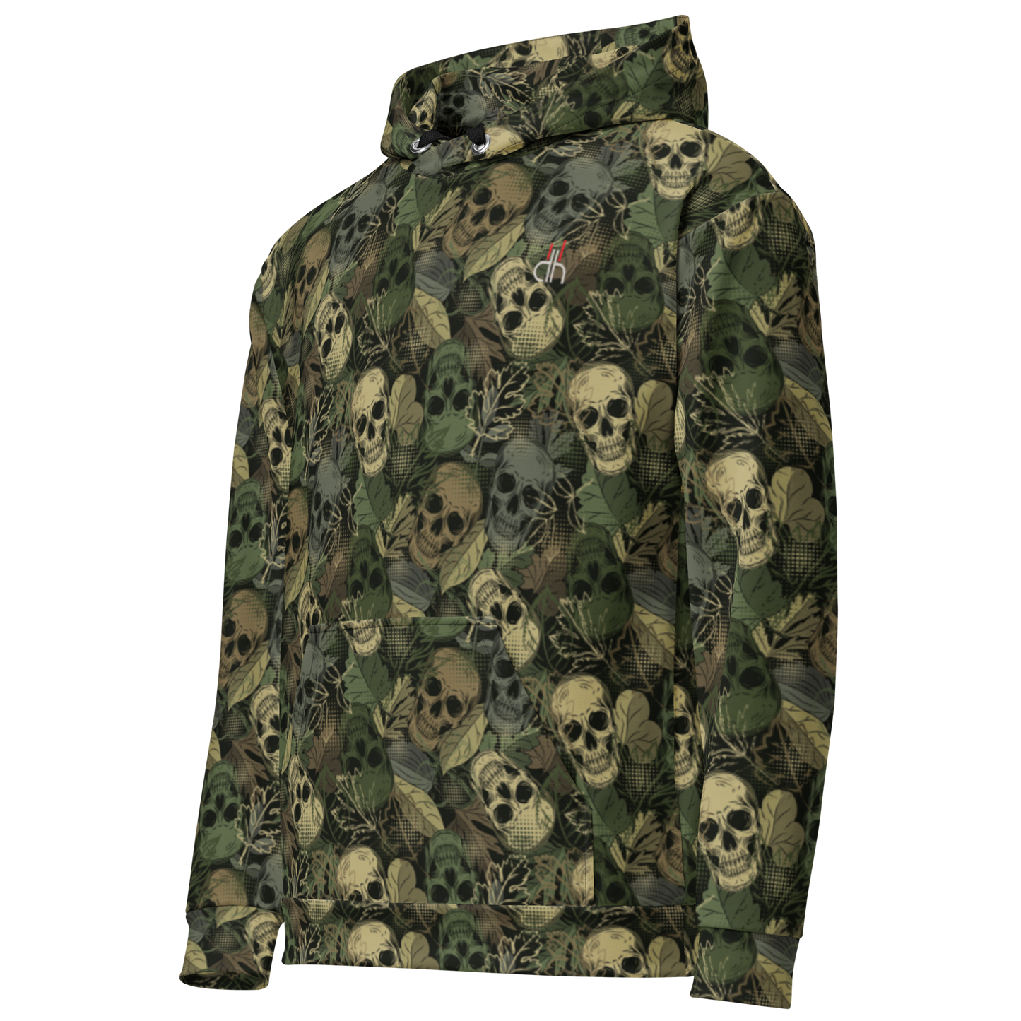 Hoodie - Camo Skull