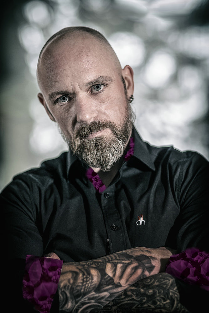 Hemd - Purple Skull