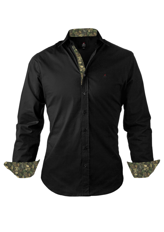 Hemd - Camo Skull