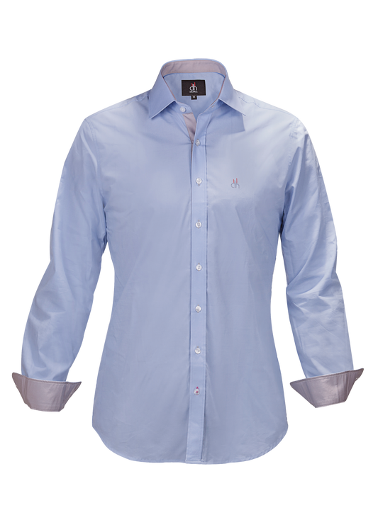 Hemd - Grey Blue