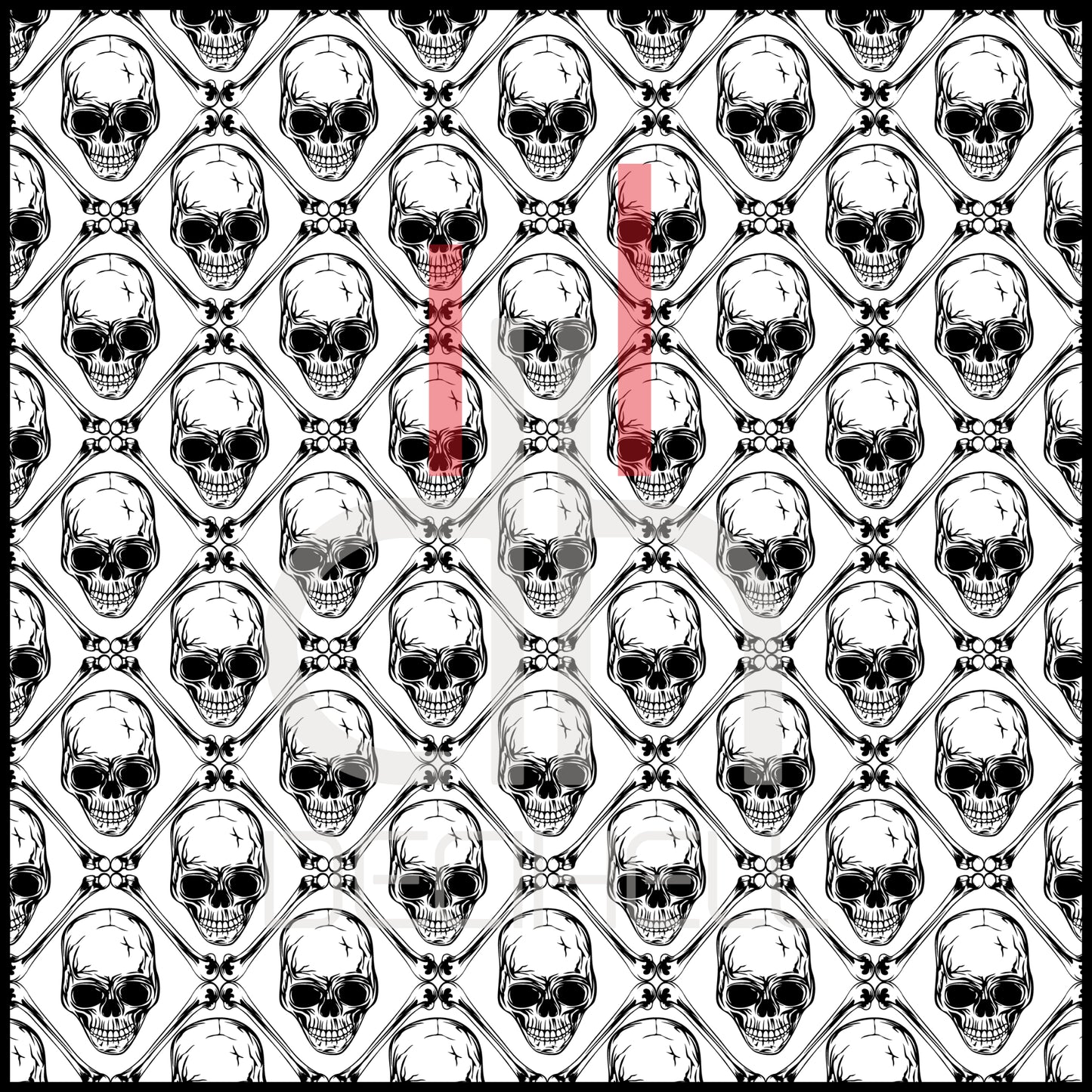 Hemd - Blue Skull