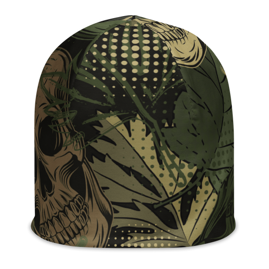 Beanie - Camo Skull