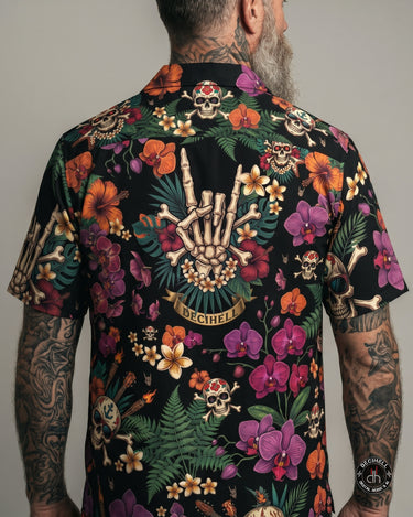 Hawaii Hemd - Hawaiian Skull