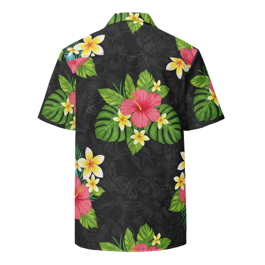 Hawaii Hemd - Grey Bloom