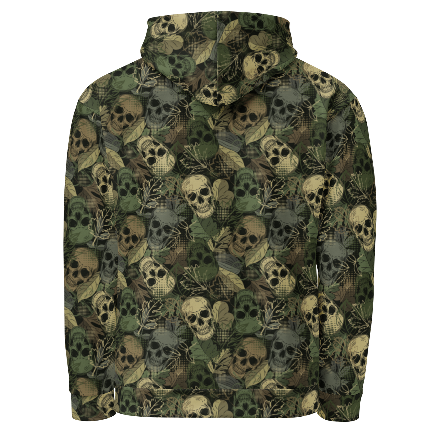 Hoodie - Camo Skull