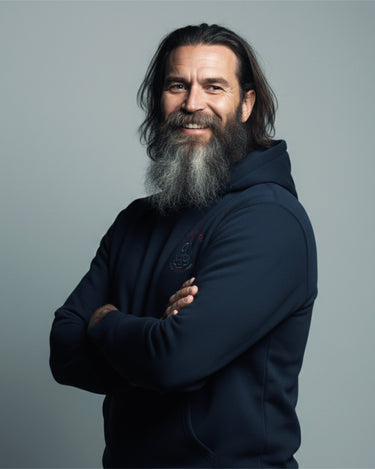 Hoodie - Crew Circle Navy