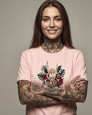 T-Shirt - Pink Horns