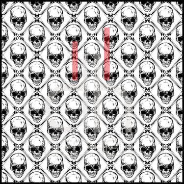 Hemd - Blue Skull