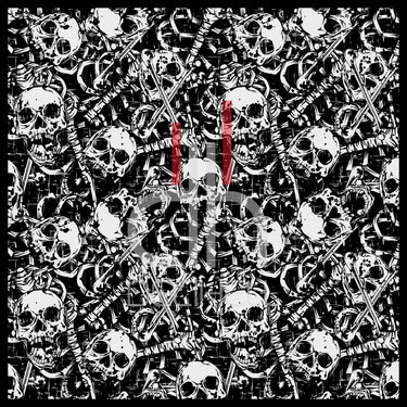 Hemd - White Skull